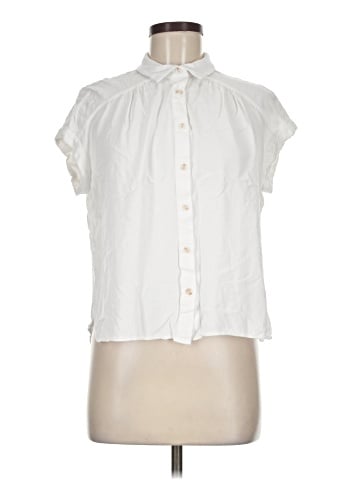 Rose + Olive Sleeveless Button-Down Shirt (view 1)