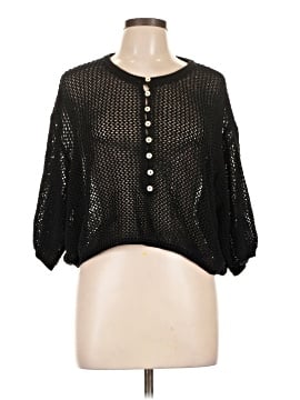 Bobbles & Lace Pullover Sweater (view 1)