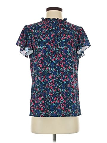 SimpleFun Short Sleeve Blouse (view 1)