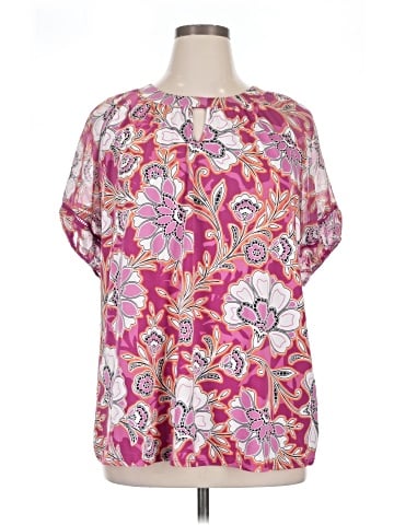 Perseption Concept Short Sleeve Blouse (view 1)