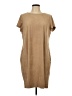 Chico's Solid Tan Casual Dress Size Lg (2.5) - photo 1