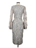Xscape Silver Cocktail Dress Size 4 - photo 2