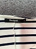 Desigual Stripes White 3/4 Sleeve Top Size M - photo 7