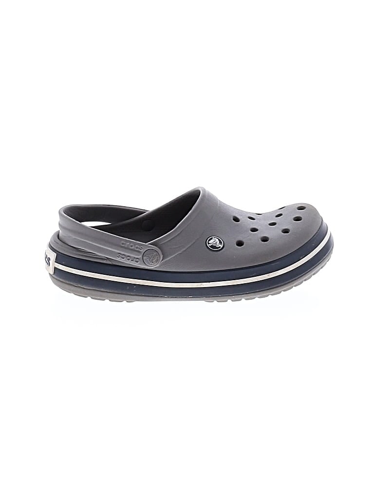 Pre-owned Crocs Kids' Clogs In Gray