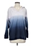 Ann Taylor LOFT 100% Cotton Blue Pullover Hoodie Size S - photo 1