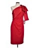 Betsy & Adam Red Cocktail Dress Size 12 - photo 1