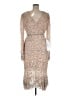 Mac Duggal 100% Polyester Tan Cocktail Dress Size 8 - photo 1