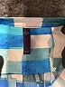 Not Your Daughter's Jeans 100% Polyester Color Block Blue 3/4 Sleeve Blouse Size S - photo 7
