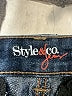 Style&Co Color Block Blue Jeans Size 10 - photo 7