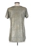 Lularoe Metallic Silver Short Sleeve T-Shirt Size S - photo 2