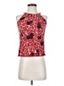 Ann Taylor Red Sleeveless Blouse Size 0 Petite - photo 1