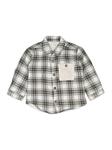 Zara Baby Long Sleeve Button-Down Shirt (view 1)