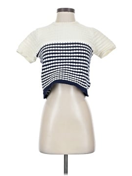 Knit Mix Short Sleeve Top (view 1)