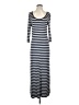 MICHAEL Michael Kors Stripes Gray Casual Dress Size S - photo 1