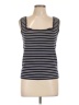 Lands' End Stripes Blue Cardigan Size L - photo 1