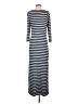 MICHAEL Michael Kors Stripes Gray Casual Dress Size S - photo 2