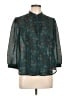 Van Heusen 100% Polyester Teal 3/4 Sleeve Blouse Size L - photo 1