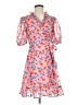 New Look 100% Polyester Pink Cocktail Dress Size 4 - photo 1
