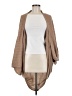 Glam 100% Polyester Tan Cardigan Size M - photo 1