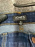 Jones New York Solid Blue Jeans Size 16 - photo 4