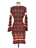 Cool Attitudes Print Red Cocktail Dress Size M (estimated) - photo 2