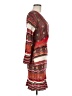 Cool Attitudes Print Red Cocktail Dress Size M (estimated) - photo 4