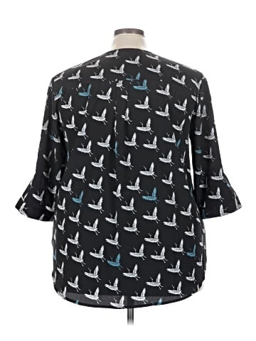 Laura Scott 3/4 Sleeve Blouse (view 2)