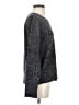 360 Cashmere 100% Cashmere Paisley Gray Cashmere Pullover Sweater Size S - photo 4