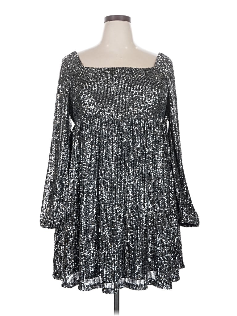 Torrid Cocktail Dress In Silver