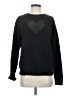 Zadig & Voltaire 100% Cotton Hearts Black Pullover Sweater Size S - photo 1