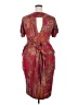ETRO Paisley Burgundy Cocktail Dress Size EU (IT) 40 / US 4 - photo 2