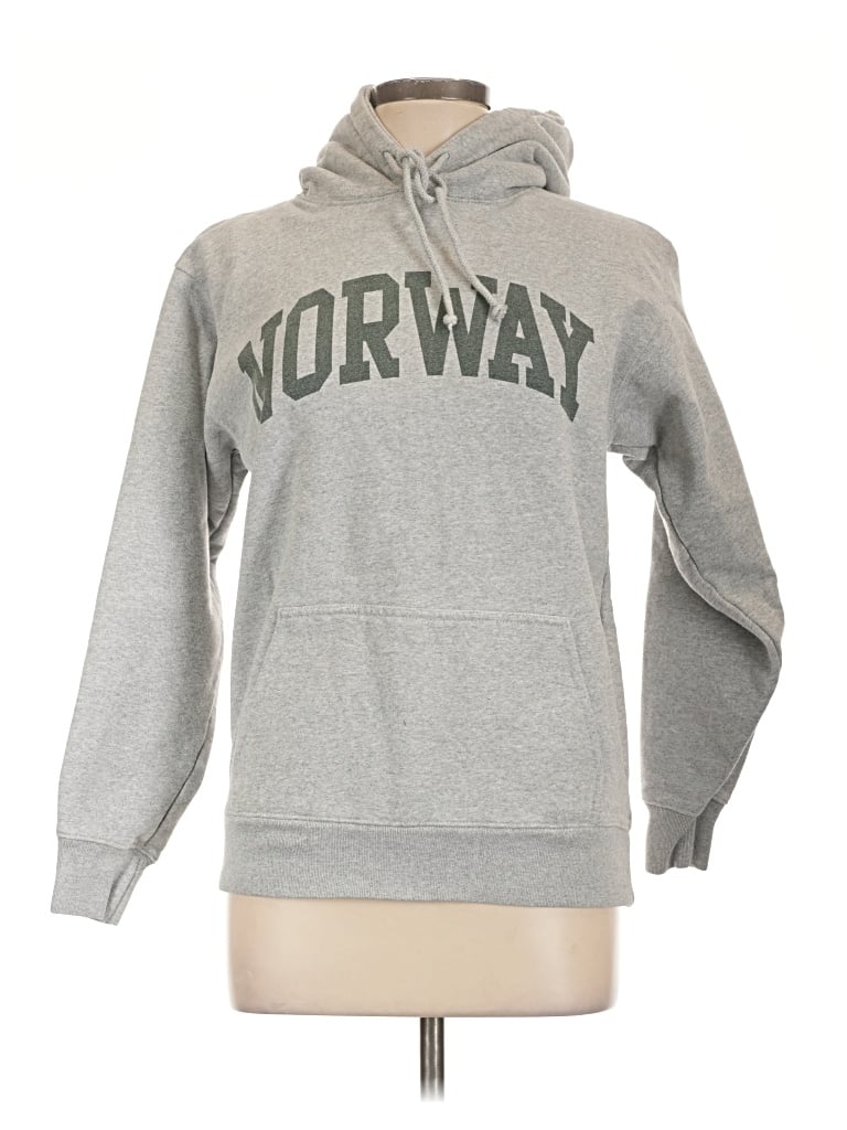 Pre-owned Brandy Melville Pullover Hoodie In Gray