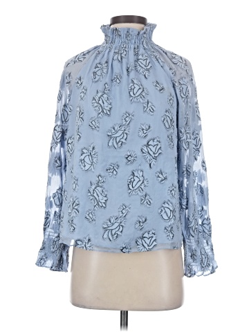 Rebecca Taylor Long Sleeve Silk Top (view 1)