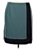 Nine West Color Block Teal Casual Skirt Size 14 - photo 1