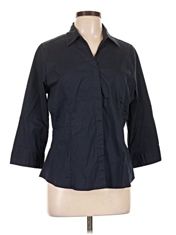 Riders by Lee 3/4 Sleeve Button-Down Shirt (view 1)