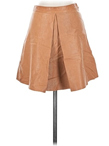 Alice + Olivia Faux Leather Skirt (view 1)