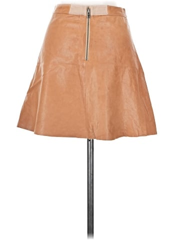 Alice + Olivia Faux Leather Skirt (view 2)