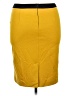 Darjoni Solid Yellow Casual Skirt Size 10 - photo 2
