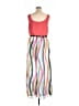 Bisou Bisou 100% Polyester Print Pink Casual Dress Size 16 - photo 2