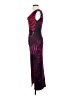 Cache Graphic Burgundy Cocktail Dress Size S - photo 5
