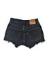 Levi's 100% Cotton Hearts Black Denim Shorts Size 23 waist - photo 2
