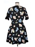 ASOS 100% Polyester Floral Black Casual Dress Size 14 - photo 2