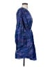 See By Chloé 100% Polyester Animal Print Polka Dots Blue Cocktail Dress Size 4 - photo 4
