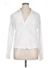 Evereve 100% Cotton White Long Sleeve Polo Size XL - photo 1