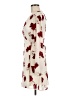 Lush 100% Polyester Floral Ivory Casual Dress Size M - photo 5