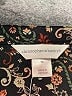 Christopher & Banks Floral Black Long Sleeve Blouse Size M - photo 7