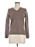 Lord & Taylor 100% Cashmere Brown Cashmere Pullover Sweater Size M - photo 1