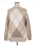 Geoffrey Beene Sport 100% Cotton Argyle Tan Pullover Sweater Size XL - photo 1