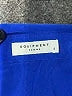 Equipment 100% Silk Blue Long Sleeve Polo Size S - photo 7