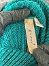 Misia 100% Acrylic Teal Turtleneck Sweater Size L - photo 7